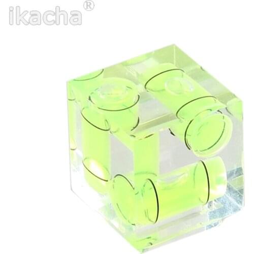 10pcs/lot 3 Axis Hot Shoe Spirit Level Triple Bubble Level For Canon for Nikon Camera DSLR