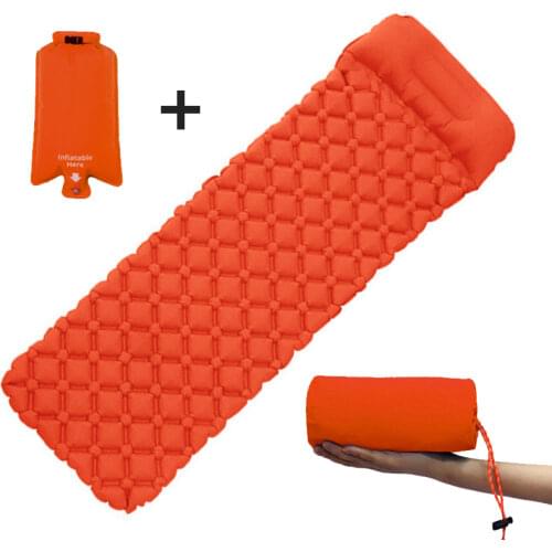 Outdoor Camping Mat Ultra-Light Self Inflatable Mattress Hiking Tent Mat Air Cushion Portable Sleeping Pad Waterproof Mattress