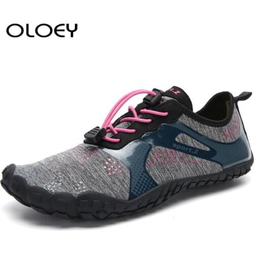 Outdoor Men Shoes Women Aqua Swimming Footwear Seaside Walking Sapatilhas Cheaper Breathable Quick dry Beach Five fingers Shoes
