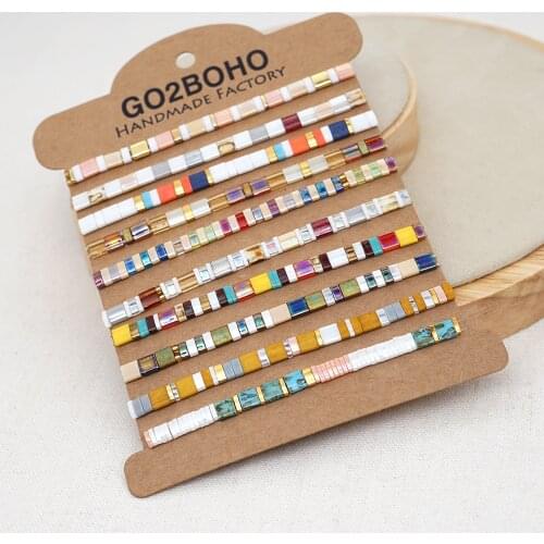 Go2boho Miyuki Tila Bracelet Femme Friends Jewelry Bracelets Women Gift Glass Beads Pulseras For Girl 2020 Bohemian Armband
