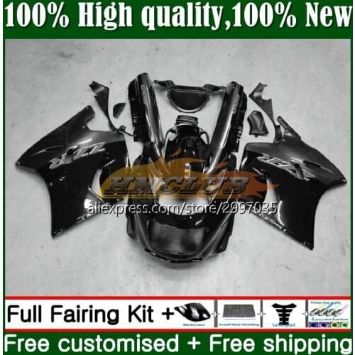 ZZR1100 For KAWASAKI NINJA ZX 11R ZZR 1100 CC Grey black ZX11 R 1No.88 ZX11R 93 94 95 96 97 ZX-11R 1998 1999 2000 2001 Fairing