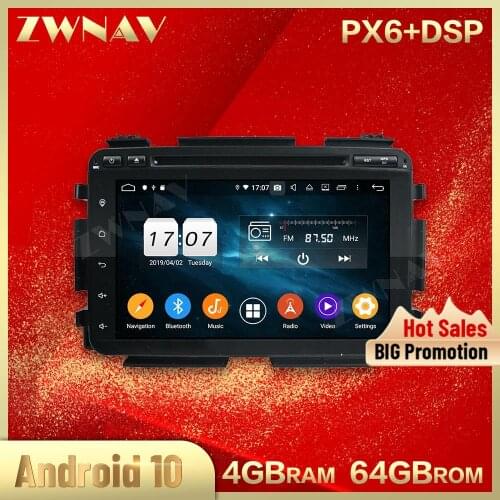 2 din Android 10.0 screen Car Multimedia player For Honda Vezel 2015+ BT video audio radio stereo GPS navi head unit auto stereo