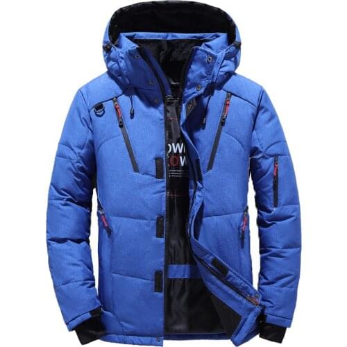2019 Winter New Style down Jacket Mens Fashion Outdoor Short MenS Wear Thick Casual Duck down Winter