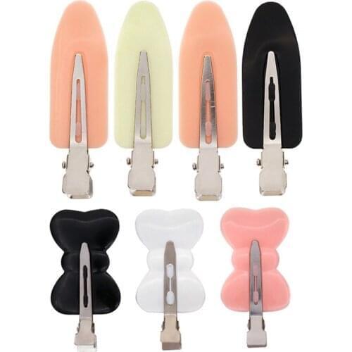 3/4/7 Pieces Hair Clips Seamless Hair Pins Fix Bangs Fringe Makeup Application Washing Face Accessories for Women Girls #281369