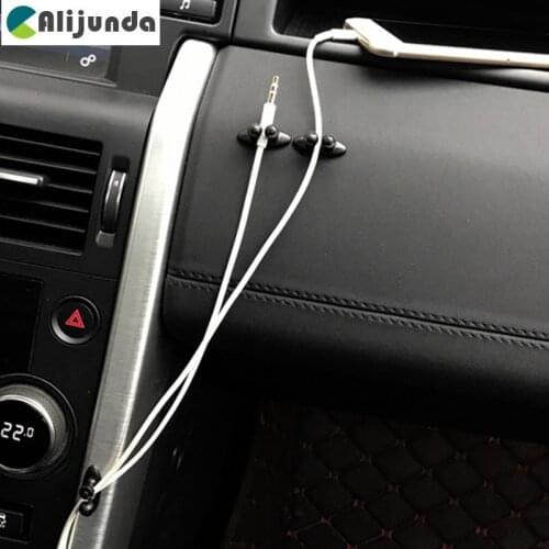 8 Pcs Car Charger Line Buckle Clamp Headphone / USB Cable Car Clip Plastic Car Accessories for Ford Focus Fusion Escort Kuga