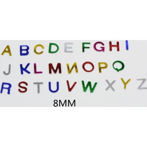 30g Letters acrylic flat loose sequins sequins sewing clothing accessories art decoration jewelry making Diy nail art
