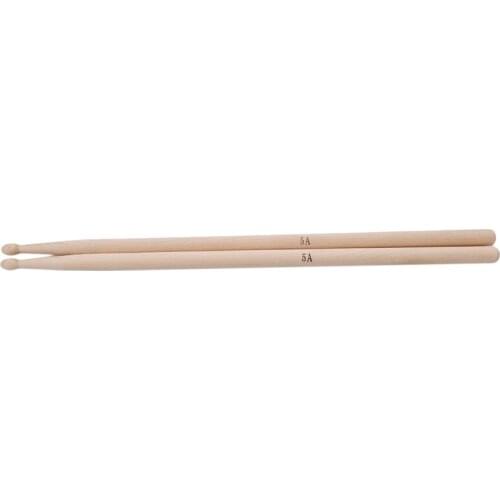 Drums Sticks Adult Smooth Anti Slip Portable Drumsticks Maple Wood 5A for Electronic Jazz Drum Kit Drummer Pro