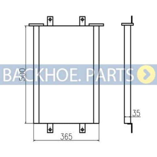 Hydraulic Oil Cooler for Kubota KX185