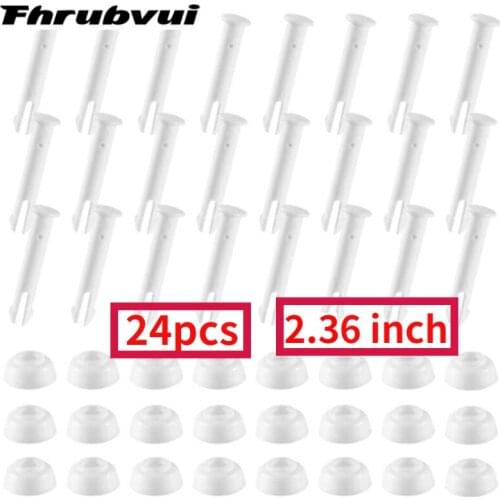 Hot 24Pcs ABS Pool Joint Pins, 6cm/2.36in Cap Set Seals for Intex Swimming Pool Replacement Parts Tools