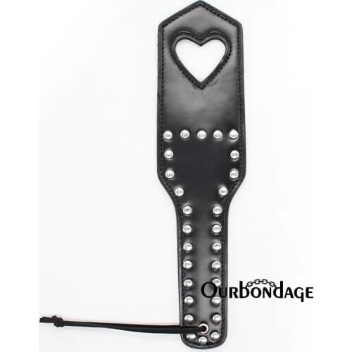 Ourbondage Fouet Heart Three Color Paddle Adult Sex Spanking Toys For BDSM