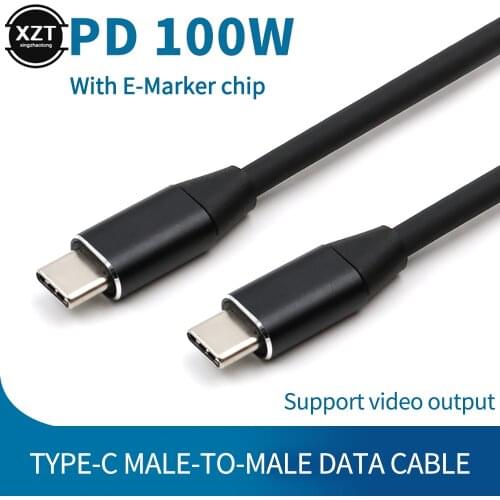 USB C Male to USB Type C Cable for Samsung S10 S9 S8 Quick Charge 10Gbps PD 100W 120V5A Fast Charging for MacBook Pro Charge