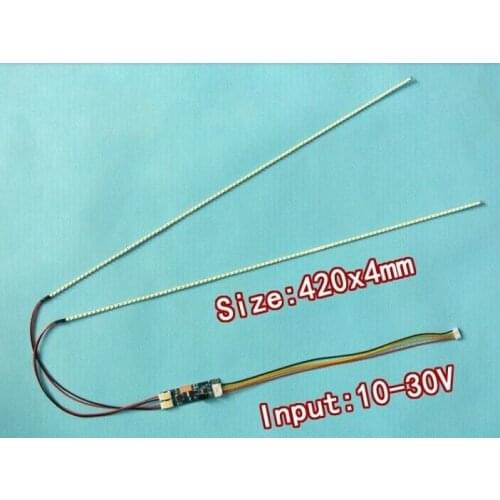 20PCS/LOT 420mm Adjustable led backlight strip kit,Update 18.5inch-wide monitor 18.5'' LCD ccfl panel to LED backlight
