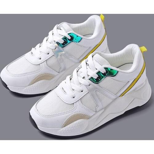 Women Sneakers White Casual Shoes Platform Mesh Fashion Running Walking Shoes Trainers Autumn Women Sport Shoes Vulcanized Shoes