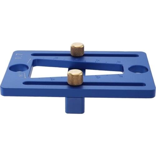 Dovetail Marker Adjustable Woodworking Dovetail Guide Template 1:7 Aluminum Alloy Dovetail Marking Gauge for Hand Cut Wood Joint