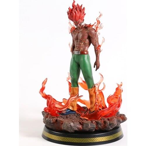 Might Guy Eight Gates Ver. Statue PVC Figure Collectible Model Toy with LED Light