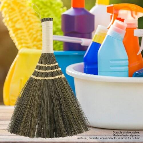 New Little Broom Household Manual Straw Braided Small Broom Handmade Dust Floor Cleaning Sweeping Brooms Soft Hos Dropshipping