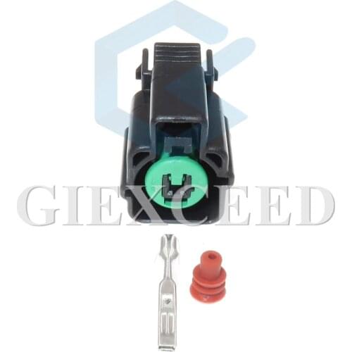 2 Sets 1 Pin HN126-01027 Automotive Air Conditioning Pump Conditioner Compressor Wire Socket Waterproof Plug For KIA Hyundai