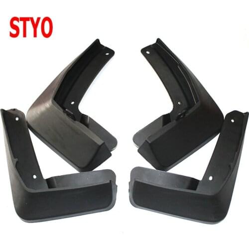 STYO Car Black Plastic Mud Flaps Guards Fenders Mudguards For VW JETTA MK7 2019
