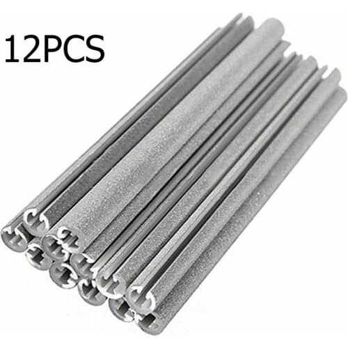 12pcs Bicycle Reflective Warning Tubes Luminous Spoke Bike Wheel Reflector Bike Reflector Light Reflective Mount Clip Tube