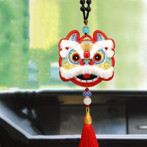 Dancing Lion Diy Embroidery Pouch Needlework Cross-stitch Knitting Accessorie Material Package Crafts for Adults Jewelry Hazelin