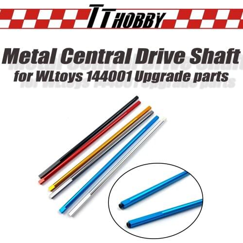 TTHOBBY Upgrade Parts Metal Central Drive Shaft Transmission Shaft for WLtoys 124019 124018 144001 RC Car Update The Spare Parts