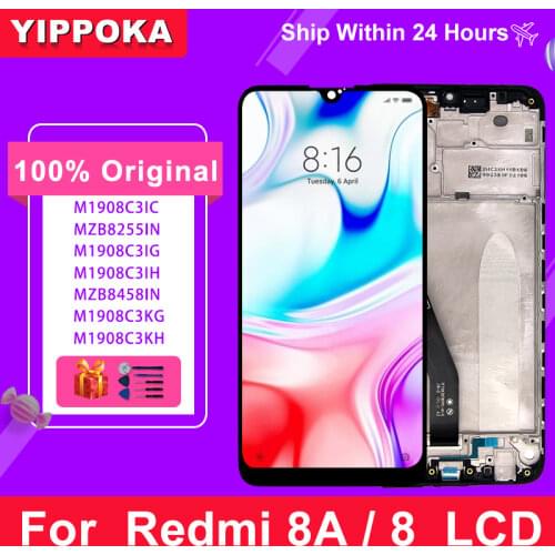 6.22" For Xiaomi Redmi 8 LCD Display Touch Screen Digitizer For Redmi 8A Display LCD M1908C3IC MZB8255IN Replacement Parts
