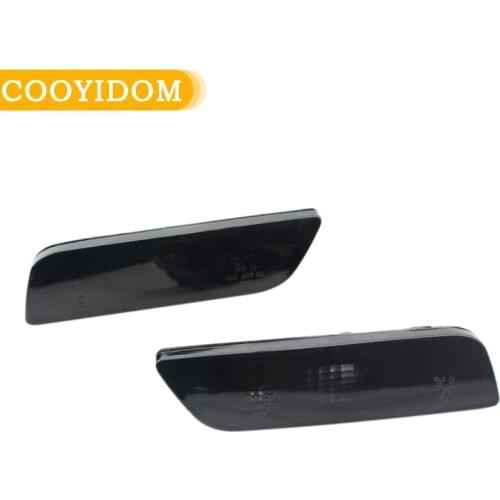 1Pair Car Left Right Front Side Marker Turn Signal Light Lens Housing For Volvo S80 2002 2003 2004 2005 2006 30744360 30744361