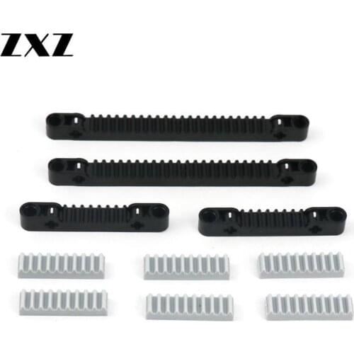 10pcs MOC Gear Rack 1 x 7 1 x 13 Building Block Brick Technical Parts Children Toys Compatible With 87761 64781 3743