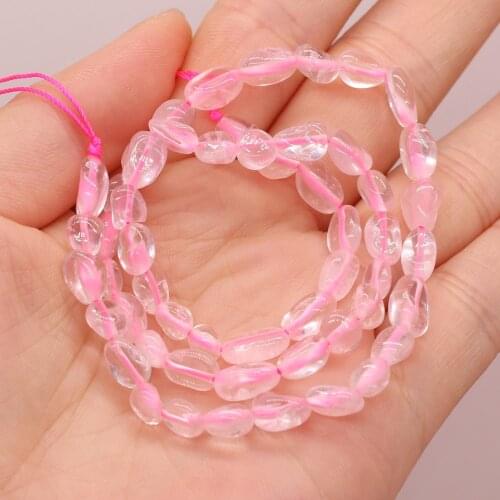 100% Natural Stone Bead Rose Quartzs Scattered Beads for Trendy Jewelry Accessories Making Bracelet Necklace Crafts