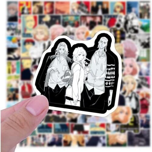 100pcs Anime Tokyo Revengers Graffiti Stickers for Kid Sticker Decals Toy Helmet Motorcycle Phone Case Luggage Laptop