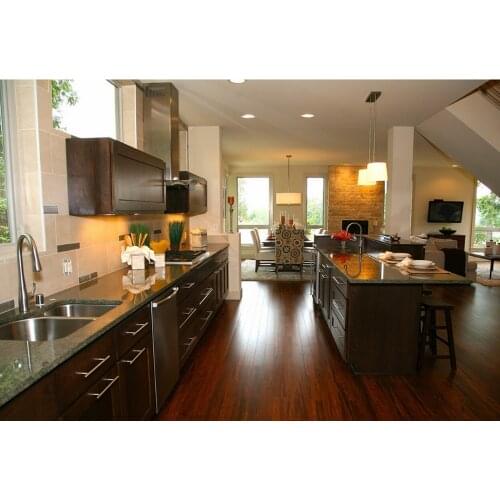 2017 hot sales new design classic custom made solid wood kitchen cabinets matt wooden kitchen cabinetery SKC1612021