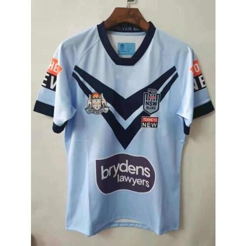 2021 NSW BLUES STATE OF ORIGIN JERSEY NSW BLUES HOME RUGBY JERSEY 2019-2021 Nsw Blues Rugby TRAINING SHORTS JERSEY size S--5XL