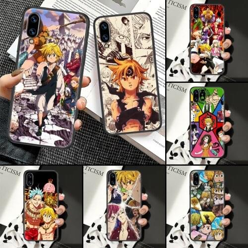 Seven Deadly nanatsu no taizai Phone Case For Huawei Honor 6A 7A 7C 8A 8X 8 9 9X 10 10i 20 Lite Pro black tpu funda luxury