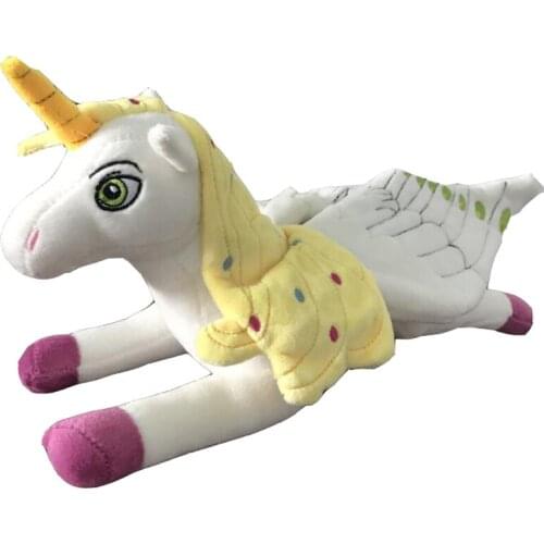 Children Plush Toy mia and me unicorn horse bend over kind doll Baby Kids Stuffed Toy for Christmas Birthday gift
