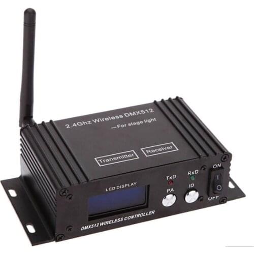 Wholesale DMX512 Wireless Transmitter Receiver 2 in 1 2.4ghz usb wireless receiver LED Stage Lighting Controller LCD Display