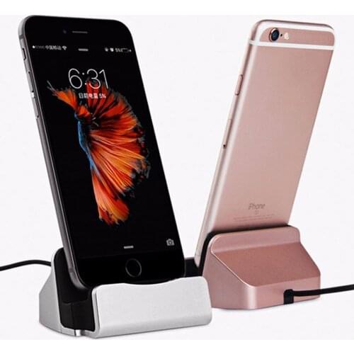 Dock Station For iPhone 11 XR USB Cable Charge Cradle For Xiaomi Android Type C USB C Samsung Huawei Docking Stand Charger Base