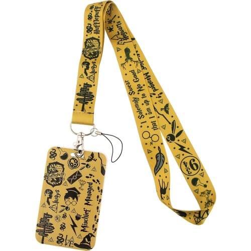 ER553 Movie Magic School Bank Credit Card Holder Wallet Bus ID Name Work Card Holder For Student Card Cover Business Card