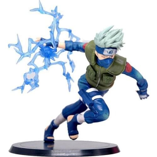 New Naruto Anime Figure Namikaze Minato Fighting Kakashi Figurine Collection Decoration PVC Model Toys Doll
