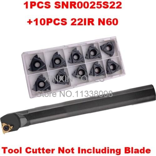 1pcs internal thread turning tool snr0025s22 + carbide thread insertion 10pcs 22ir N60 / 22ir N50