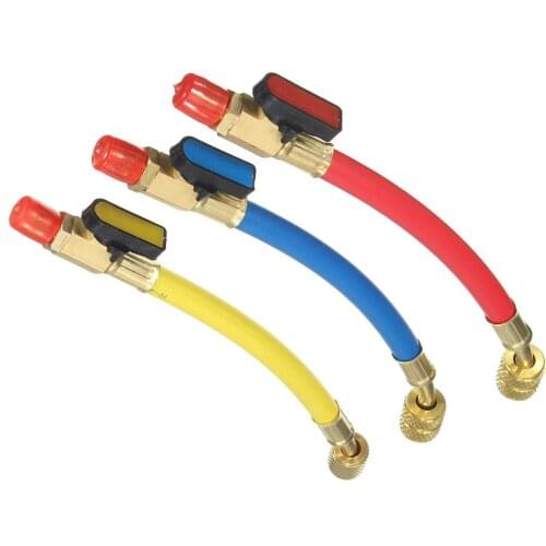 Car Refrigeration Air Conditioning AC Diagnostic Manifold Gauge Tool Set R134A