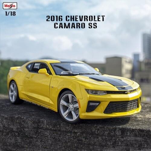 Maisto 1:18 2016 Chevrolet Camaro SS car alloy car model simulation car decoration collection gift toy Die casting model boy toy