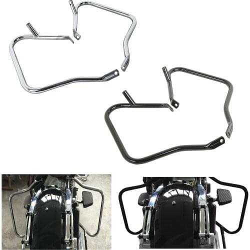 Motorcycle Saddle Bags Guard Bracket For Harley Touring Road King Electra Glide Ultra Classic 2014-2020 2019 2018