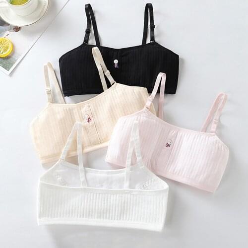 Teenage Girls Underwear Girls Training Bra for Teens Running Vest Style Girls Bra Adolescente Breathable Underwear Corset Top
