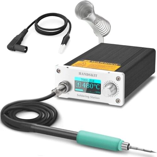 T210 Soldering Station PK T12 solder rework station Soldering with 1 tip 1s heat Portable Welding Tools