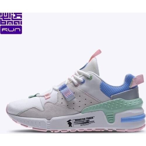 BMAI Profession Marathon Running Shoes For Women Light Jogging Cushioning Woman Sneakers Leather Outdoor Walking Sport Shoes