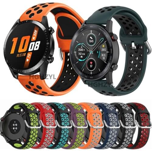 For GT2 Strap Silicone 22MM Watchband for Huawei Watch GT 2 GT 46mm /GT 2e /HONOR Magic Band Sport Bracelet Wristband Correa