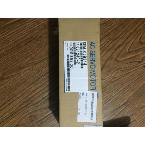 Servo motor SGM-02B314 , Original new within box , 12 months warranty , fastly shipping