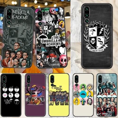 Umbrella Academy Phone case For Huawei P Mate P10 P20 P30 P40 10 20 Smart Z Pro Lite 2019 black 3D cell cover fashion hoesjes
