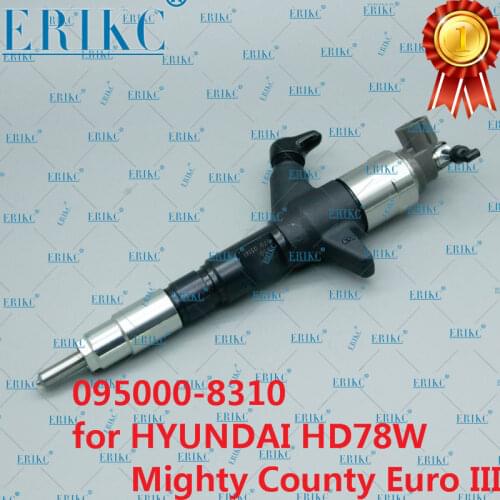 High Quality 095000 8310 Auto Fuel Injector 095000-8310 Diesel Fuel Injection Nozzle for HYUNDAI HD78W Mighty County Euro III