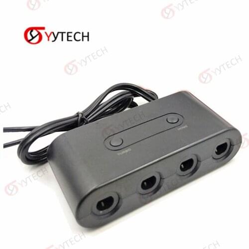 YYTECH USB Adapter Converter 4 Ports for Nintendo Switch NS/WIIU/PC Game Accessory For GameCube Controllers